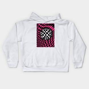 Checkered Sphere Kids Hoodie